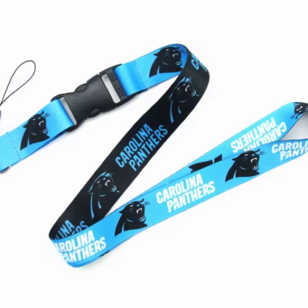CAROLINA PANTHERS NFL KEYCHAIN LANYARD